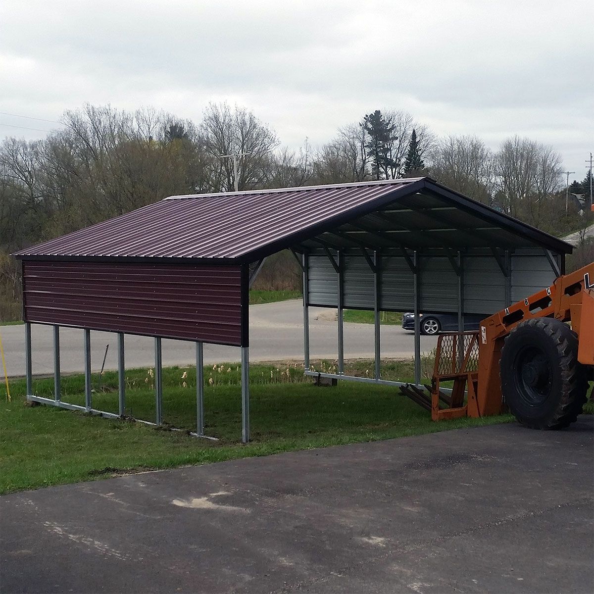 Double Aluminum Carports