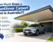 How much does a cantilever carport cost in Australia